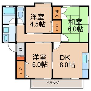 クレールメゾン 101号室 間取り