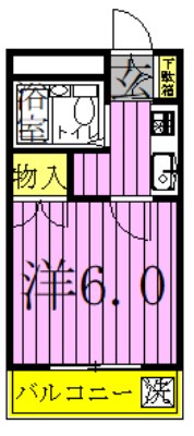 カーサ・ブランカ綾瀬 間取り図