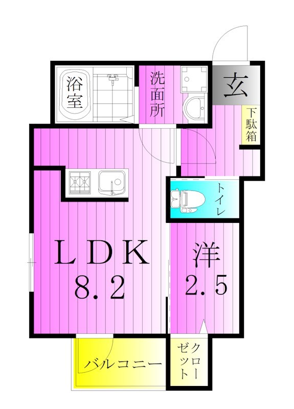 KEIAI RESIDENCE 青井 Ⅱ 間取り図