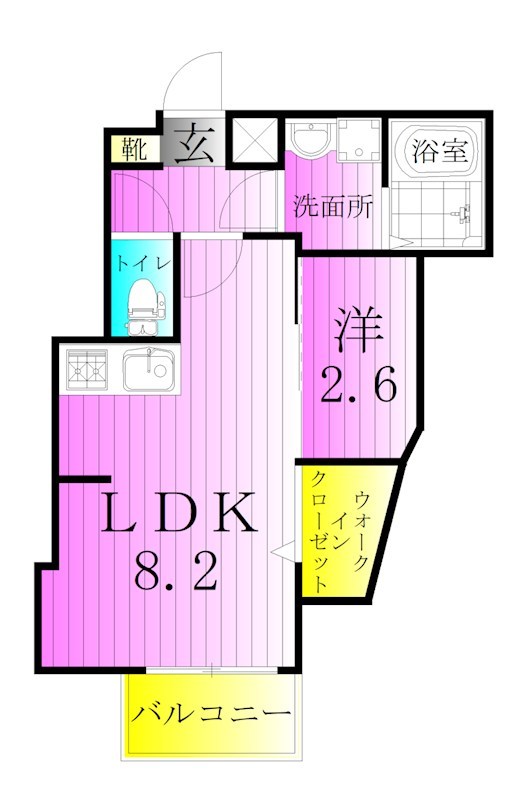 KEIAI RESIDENCE 青井 Ⅱ 間取り図