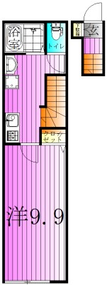 Olive Terrace西亀有 間取り図