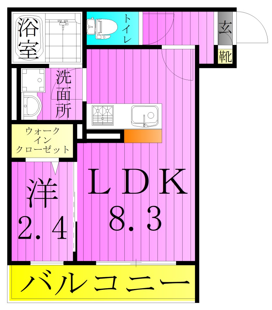 KEIAI RESIDENCE 青井 間取り図