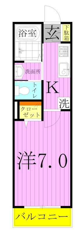 Ｗｉｓｔｅｒｉａ扇 間取り図