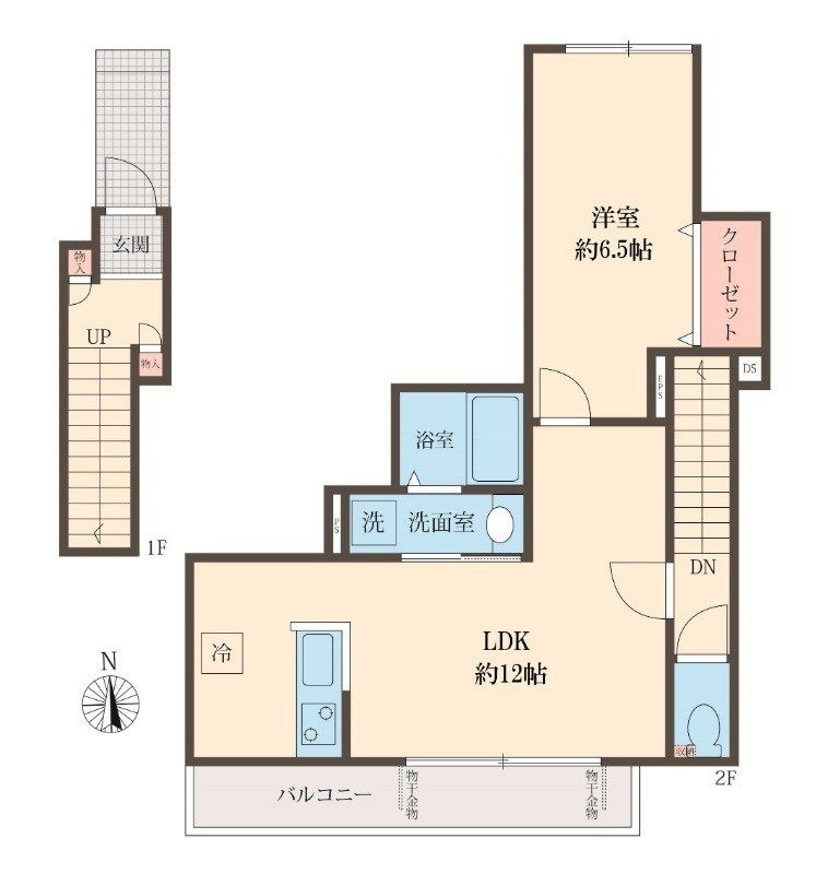 Ｍａｉｓｏｎ　ｄｅ　Ｃｉｅｌ（メゾンドシエル） 間取り図