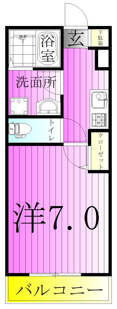 (仮称)ジーメゾン足立入谷 間取り図