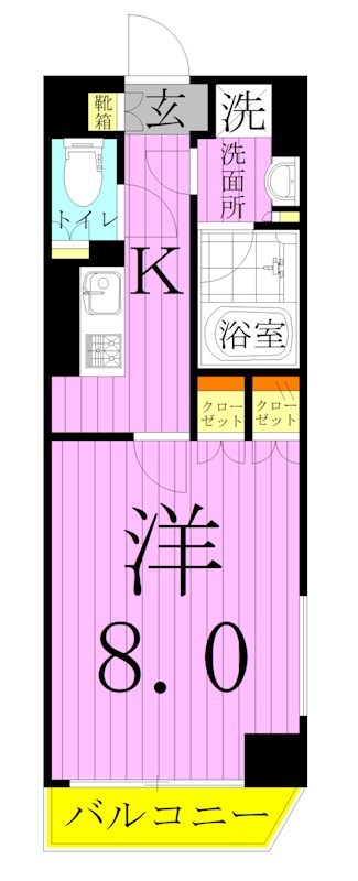 ルーブル西新井 間取り図