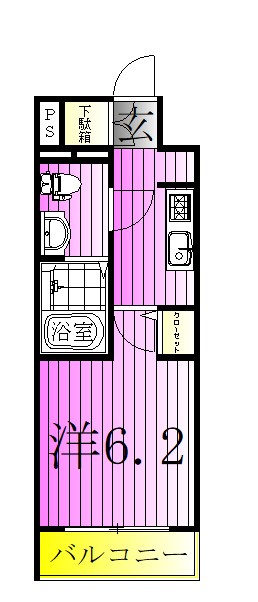 ALTERNAお花茶屋 間取り図