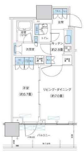 パークシティ柏の葉キャンパス　ザ・ゲートタワー　ウエスト 1420号室 間取り