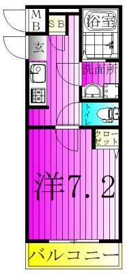 (仮称)ジーメゾン我孫子泉 203号室 間取り