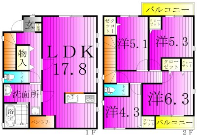 Kolet柏豊四季 間取り