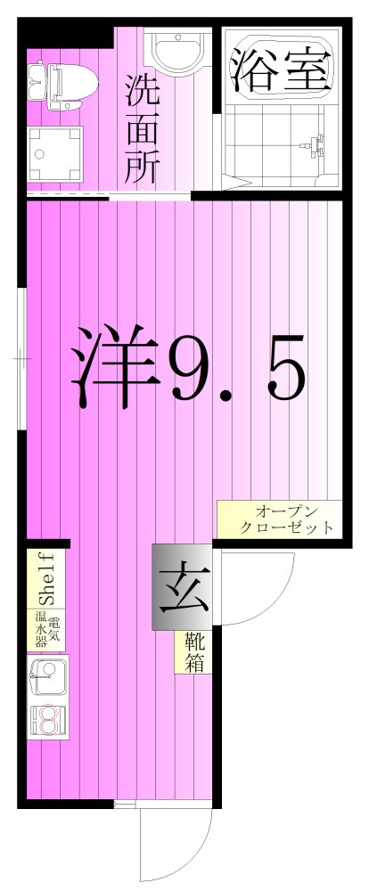 CASA PIAZZA 三ノ輪 間取り図