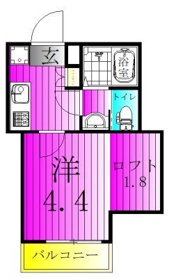 KEIAI RESIDENCE 五香 102号室 間取り