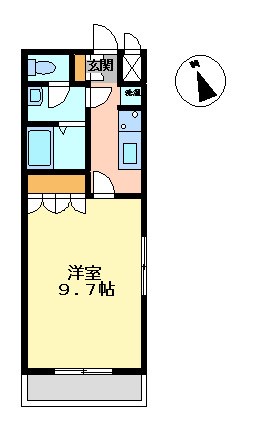 ホワイトガーデン 201号室 間取り