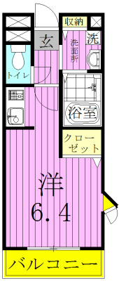 カーサセレッソ 201号室 間取り