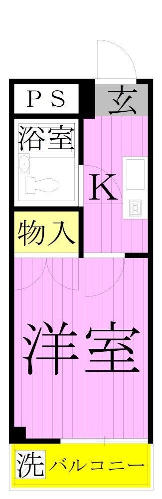 エスケイマンション 間取り図