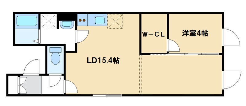 Meldia　Residential　北千住 間取り図