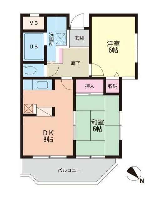 カメリアガーデン 間取り図