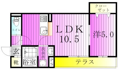 セレスティア六町Ⅲ 間取り図