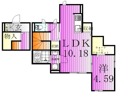 ファミユＤ 間取り図