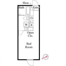 クラウディア竹ノ塚 間取り図