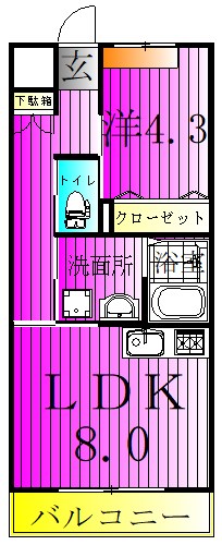 ＬＵＭＩＥＲＥ・ＭＩＺＵＭＯＴＯ 間取り図