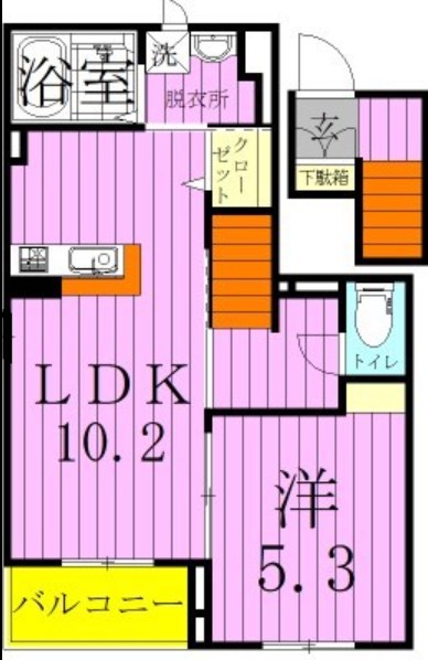 イセソラージュＢ  間取り図