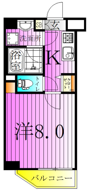 CREVISTA梅島 間取り図