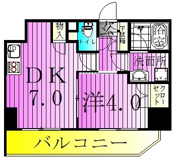 パレステージ六町Ⅳ 間取り図