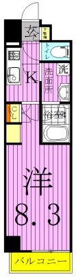 マキシヴ西新井  間取り図