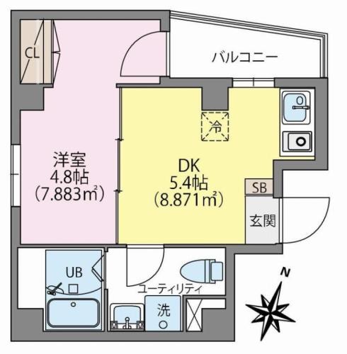 moca 間取り図