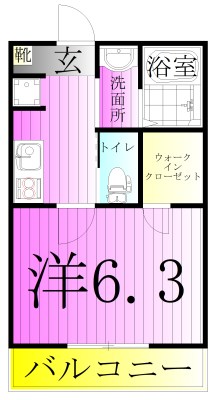 キャメル西新井 間取り図