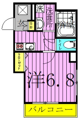 ソレアード　ビオス 間取り図