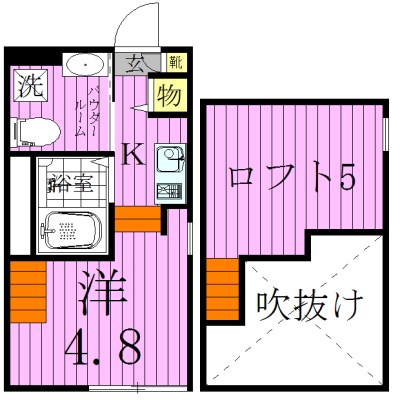 ディアコート梅島 間取り図