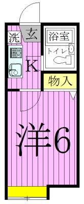スカイハイツ北綾瀬Ａ 間取り図