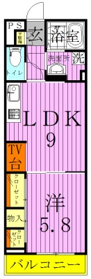 リブリ・Ｍｄｉ　足立１ 間取り図