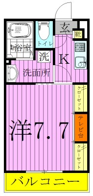 リブリ・ジュアン 間取り図