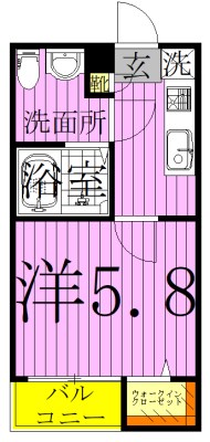 エスカリエ・ルージュ 間取り図