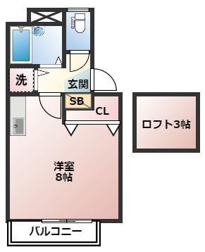 ポラリス松戸壱番館 202号室 間取り