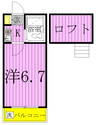 ビューパレス新柏Ｂ棟 203号室 間取り