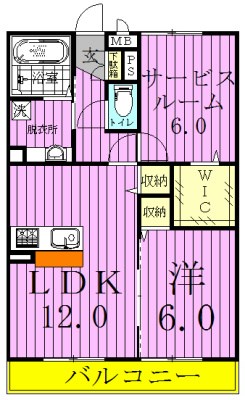エクセル弐番館 間取り図