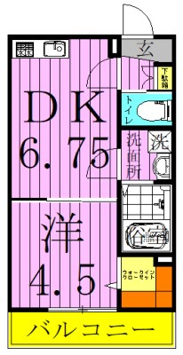 ＡＪ八潮ＮｏｒｔｈⅢ 間取り図