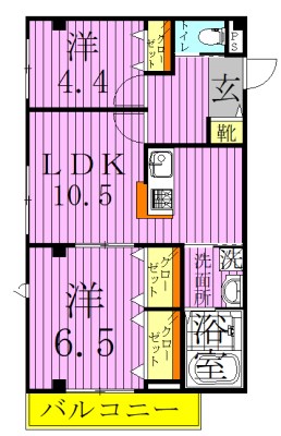 ウィスタリア 間取り図