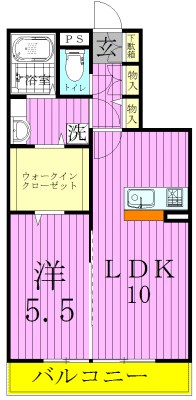 サンモール　ウチデ 間取り図