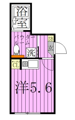 フォルトゥナ北千住 間取り図