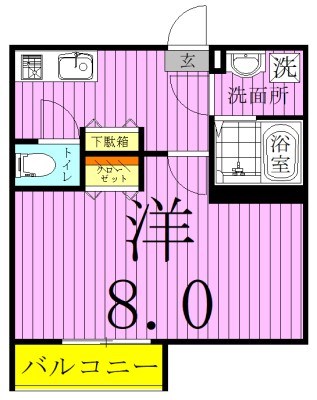 カーサ　デ　アミーゴ 間取り図