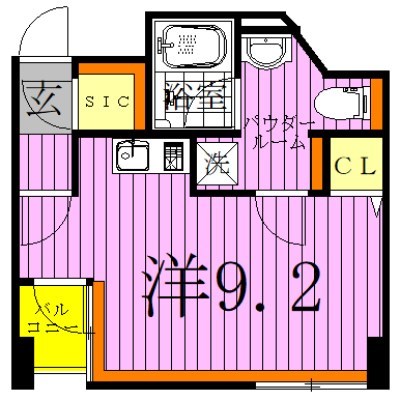 アイフォート千住曙町 間取り図