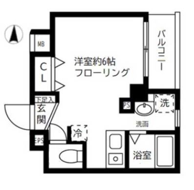 NOVEL COURT四つ木 間取り図