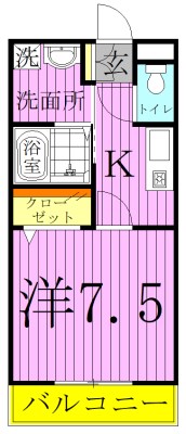 ブランドール 間取り図