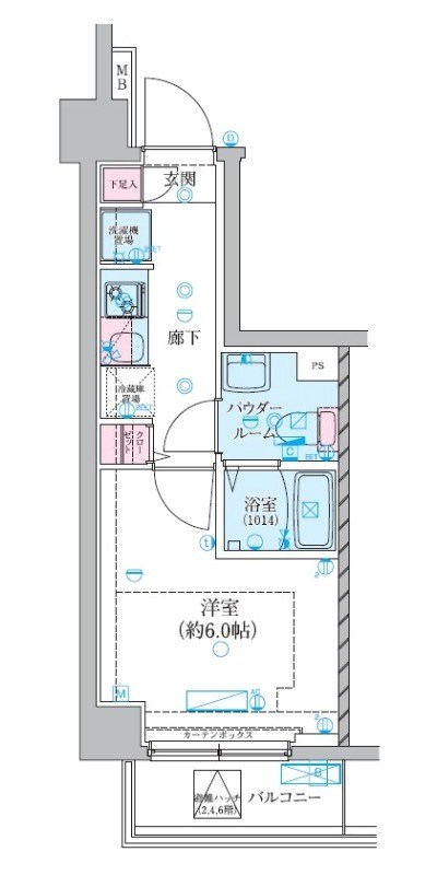 ジェノヴィア堀切菖蒲園 間取り図