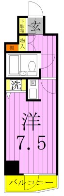 ライオンズプラザ綾瀬 間取り図